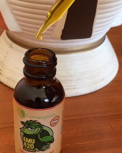 Cannariginals Mystic Mango Elixir, Emu Oil and Proprietary Cannabidiol (CBD) for pain relief by SATIVAisticated